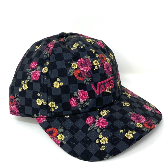 VANS Hats Womens Court Side Print Cap - Floral - Picture 2 of 8